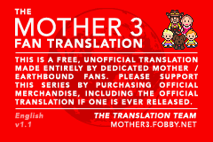 Mother 3 (english translation) Title Screen